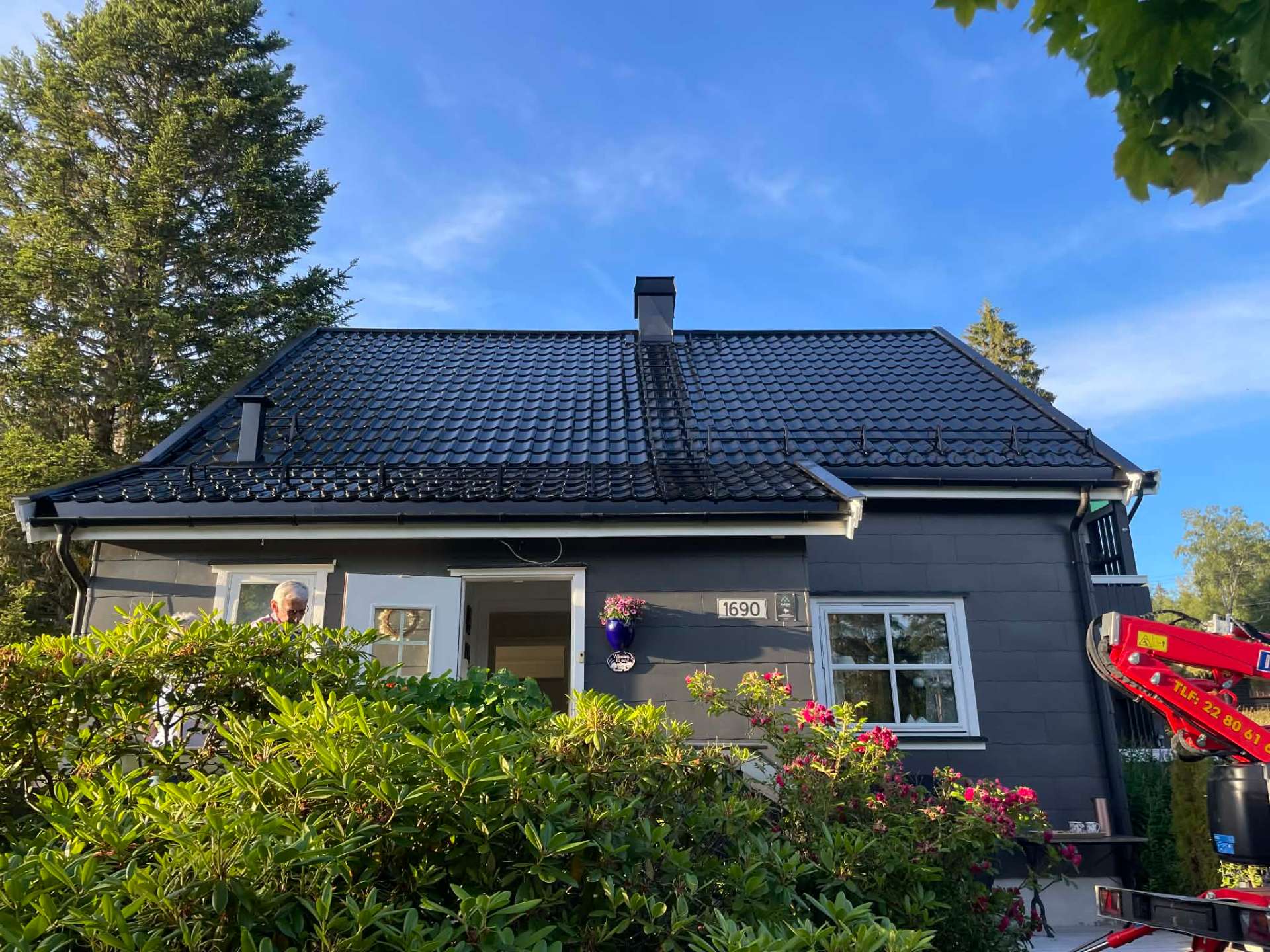 Takbehandling – sort tak – Etter
